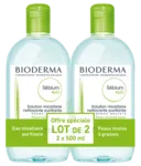 Acheter SEBIUM H2O Solution micellaire sans savon nettoyante peau grasse 2Fl/500ml à CANEJAN