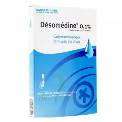 Desomedine 0,1 % Collyre Sol 10fl/0,6ml à CANEJAN