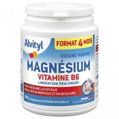 Acheter Alvityl Magnésium Vitamine B6 Libération Prolongée Comprimés LP Pot/120 à CANEJAN