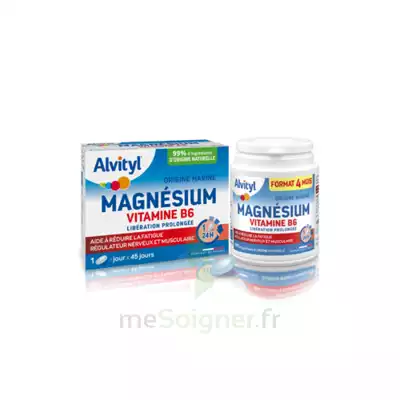 Alvityl Magnésium Vitamine B6 Libération Prolongée Comprimés Lp B/45 à CANEJAN